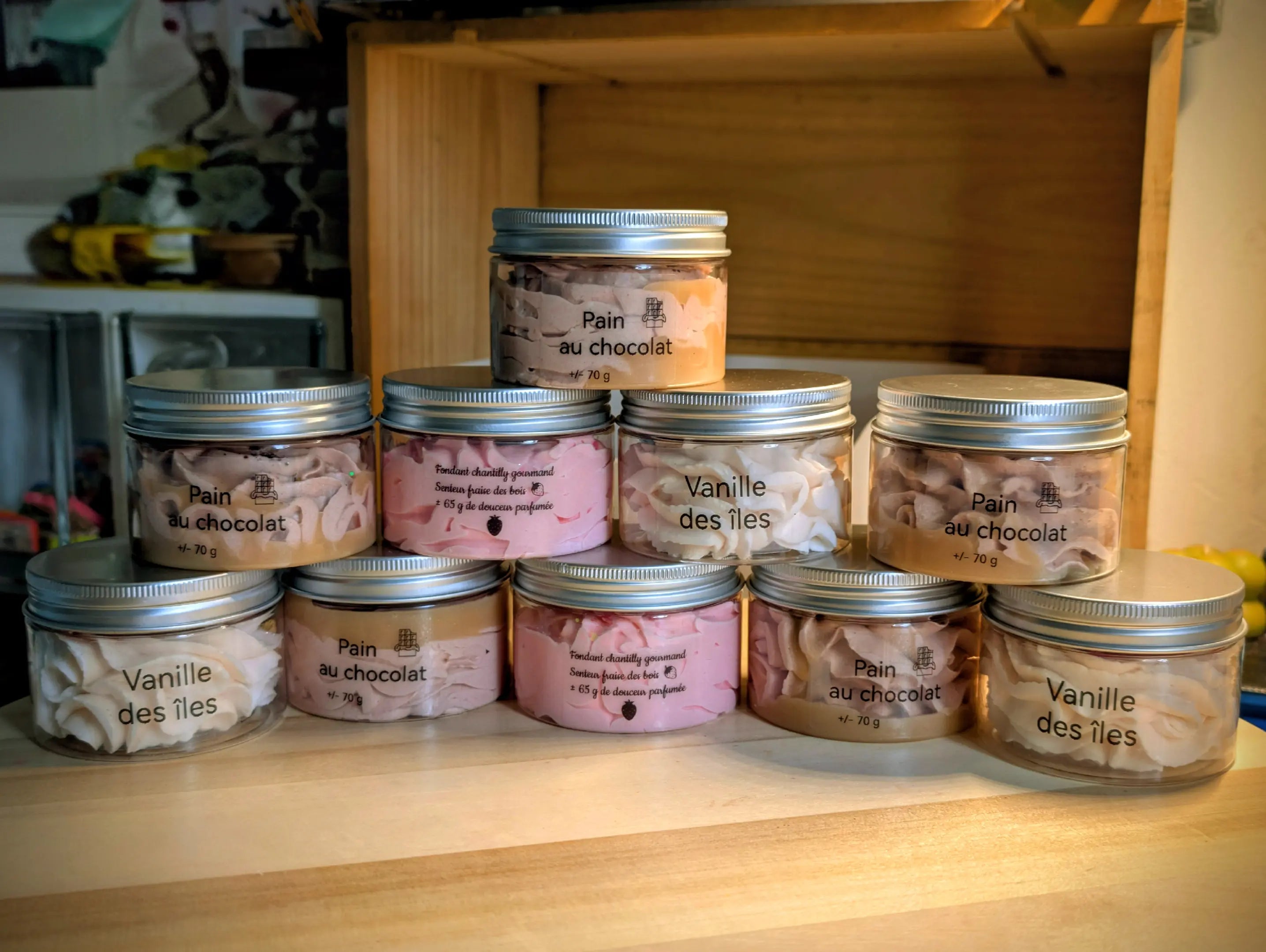 Crème fouettée parfumé