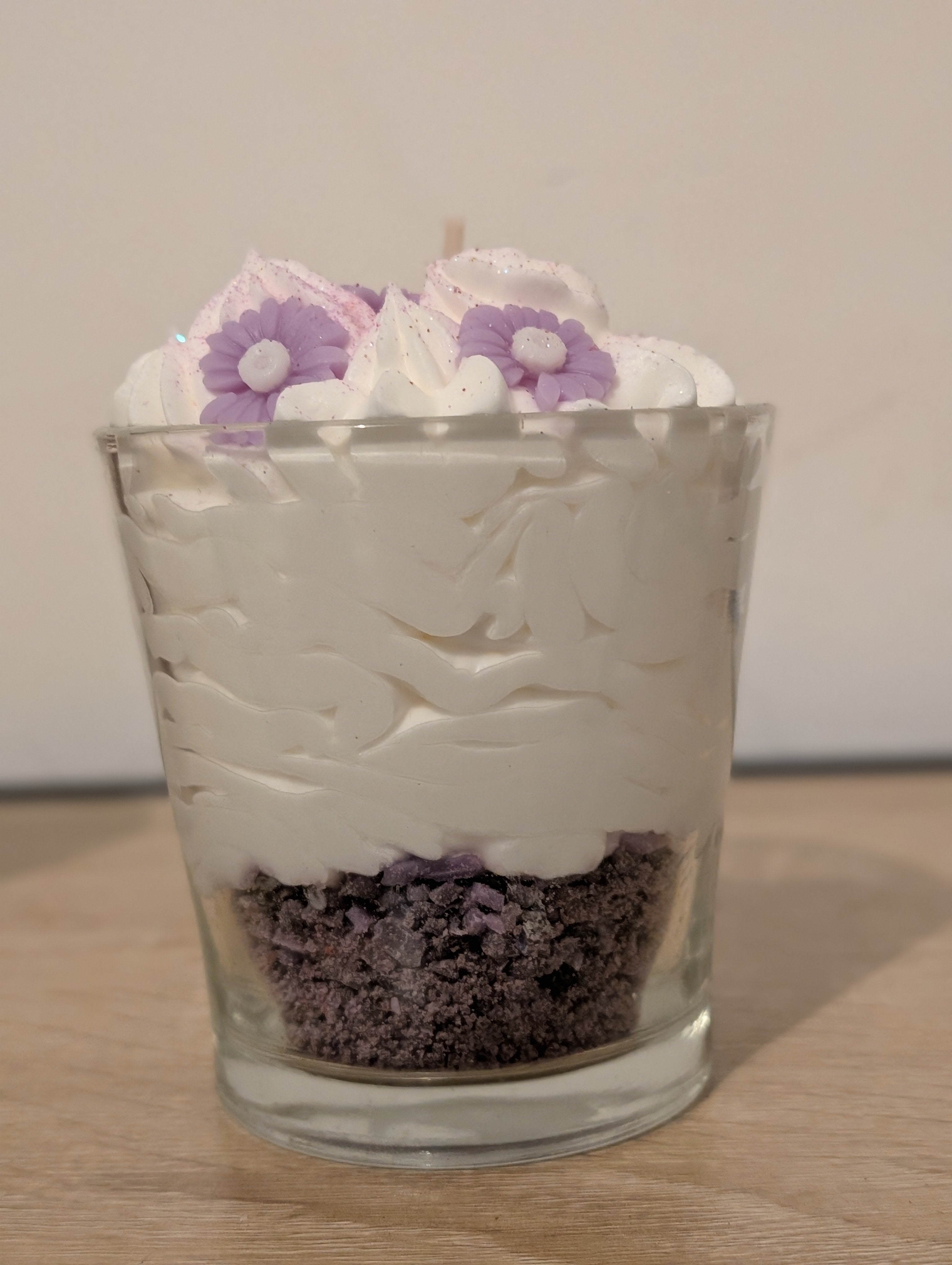 Bougie gourmande senteur violette