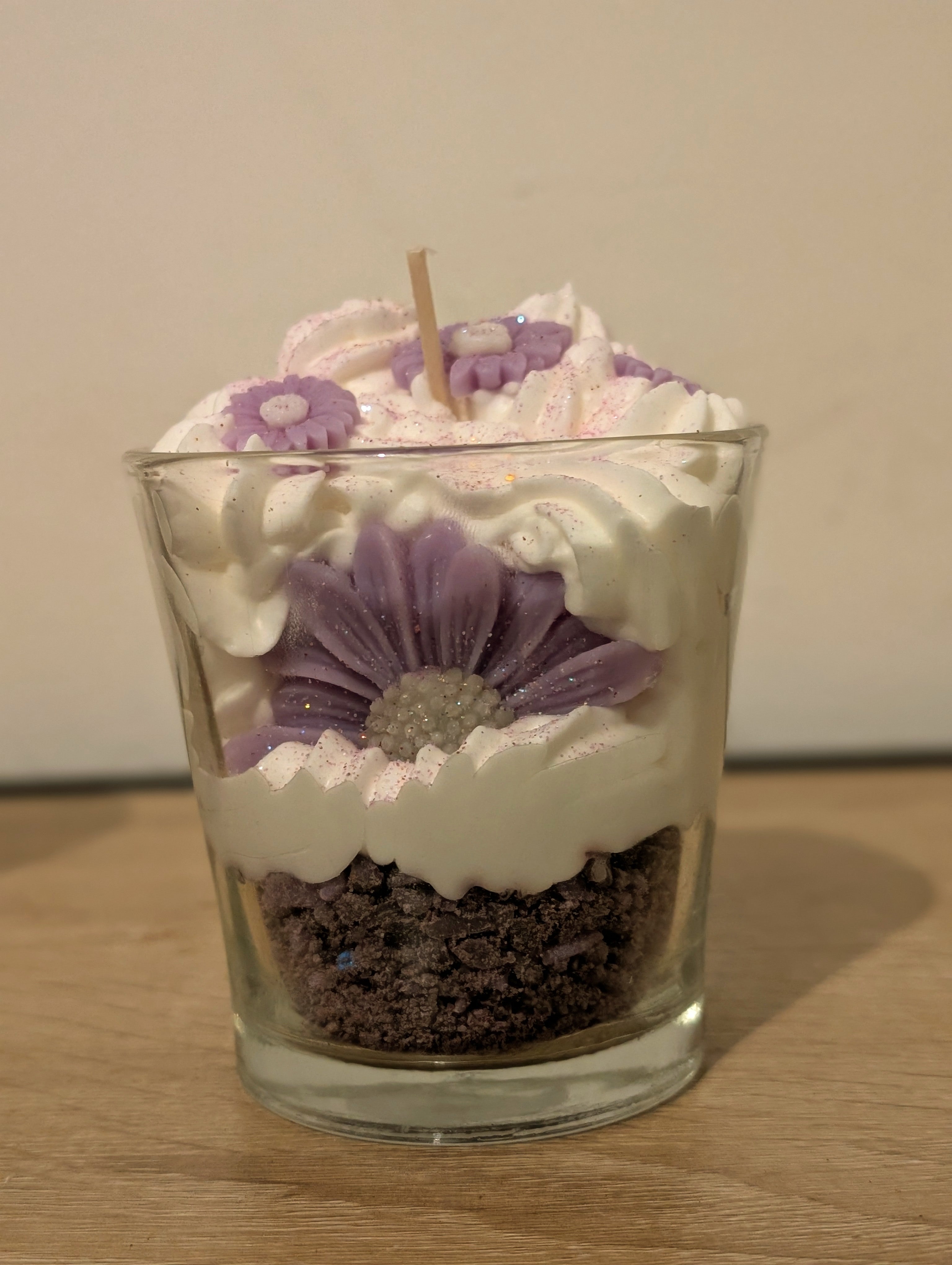 Bougie gourmande senteur violette