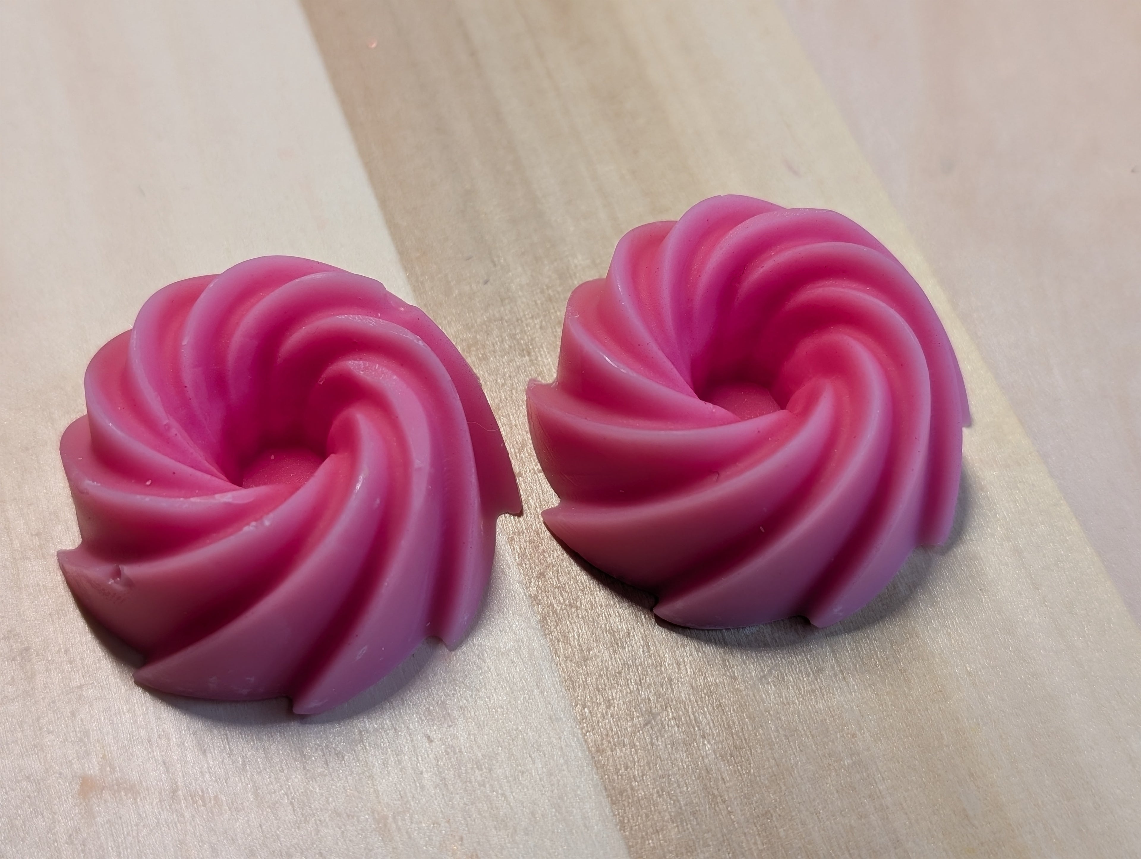 Fondant parfumé spirale