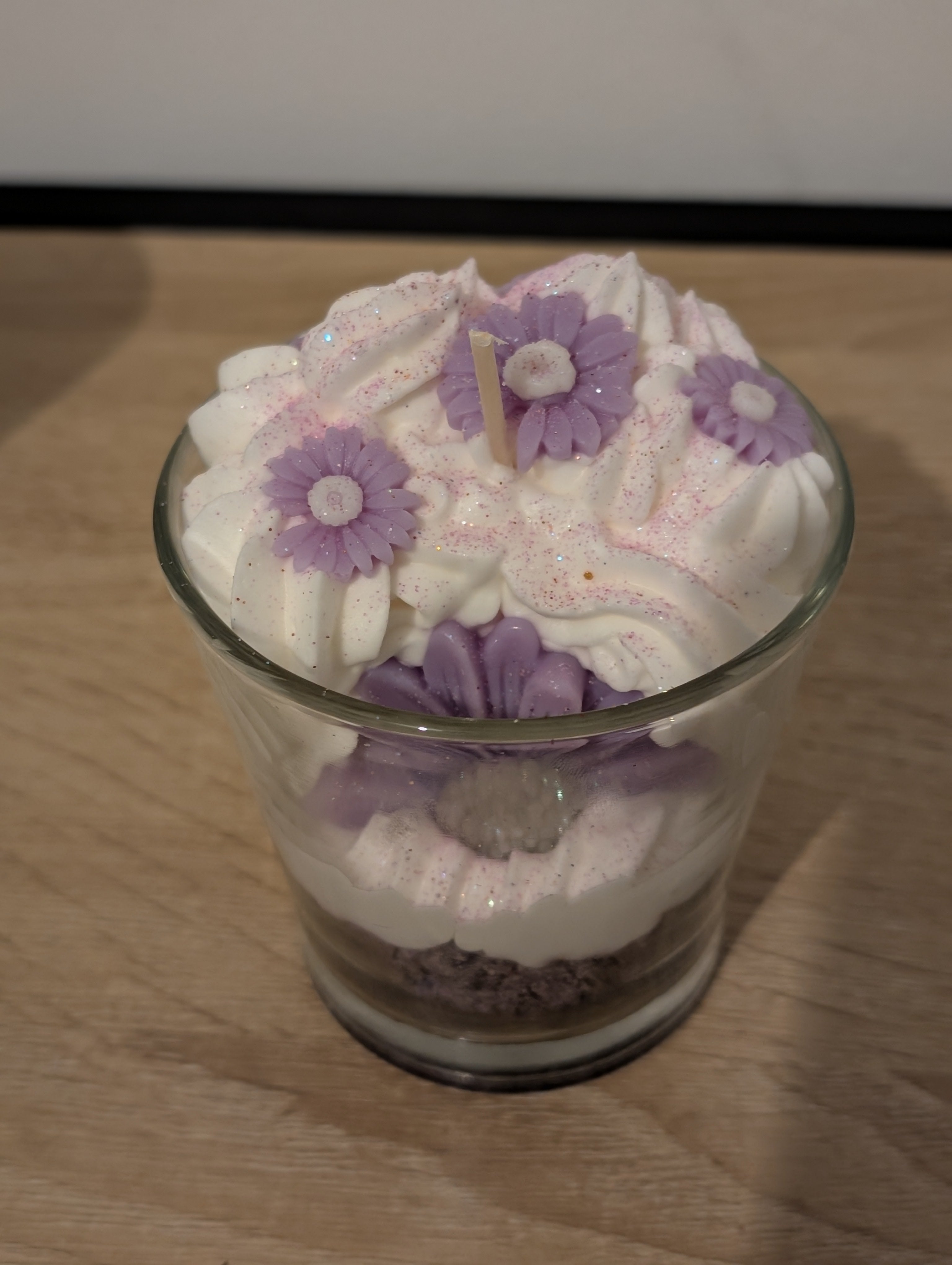 Bougie gourmande senteur violette