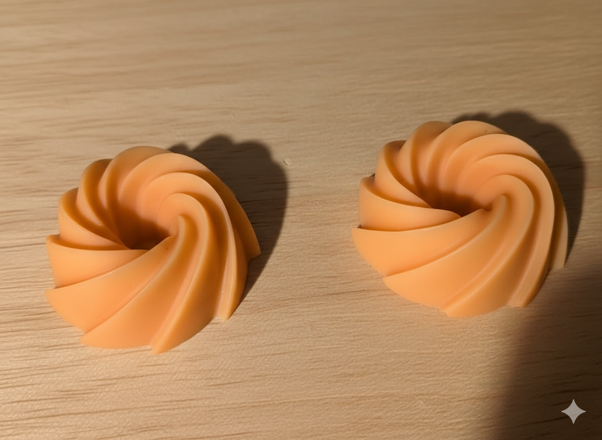 Fondant parfumé spirale